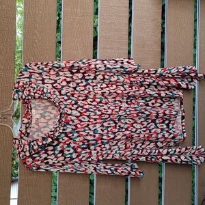 Chaus‎ New York flare dress too stretch fabric L